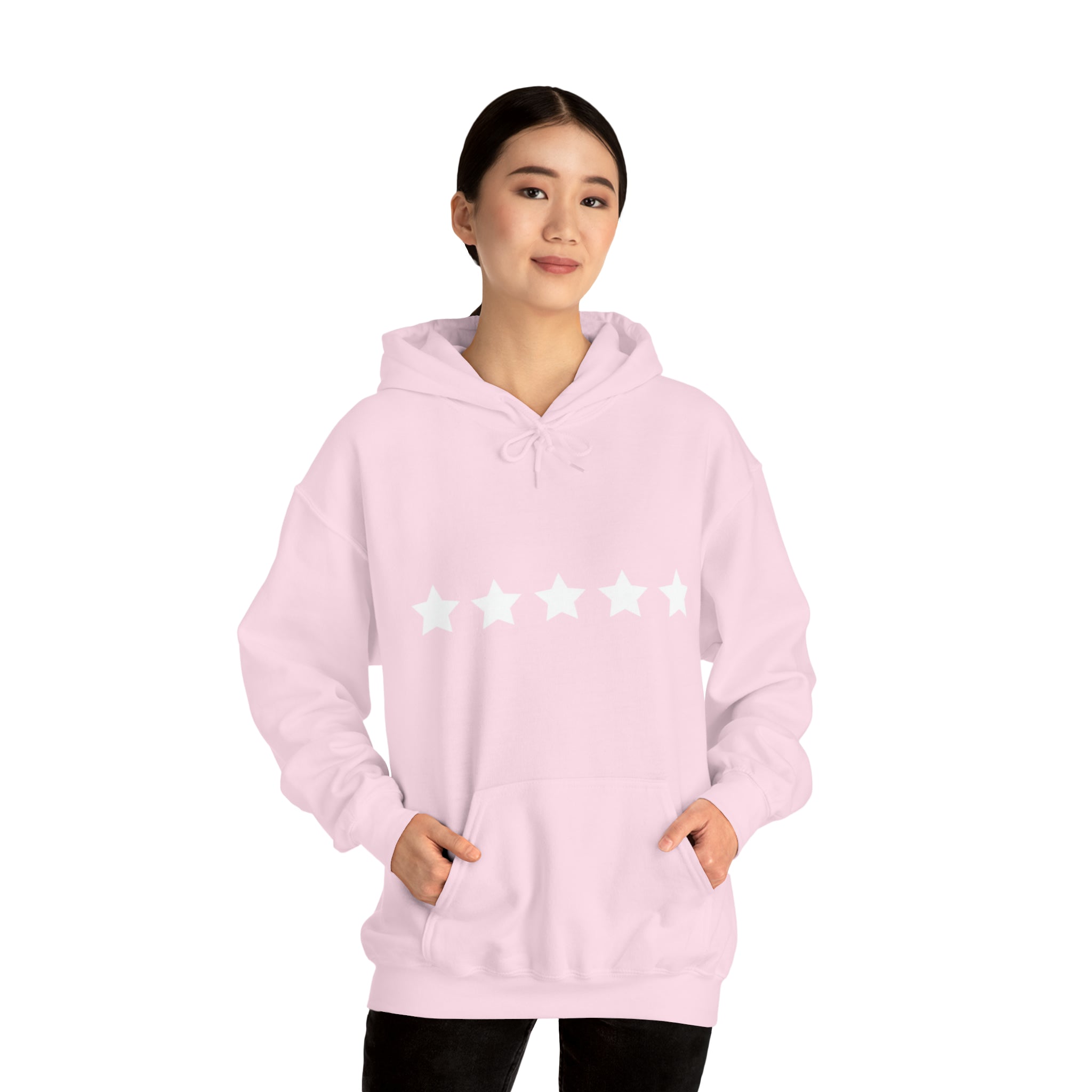 FIVE STARS PINK Hooded Sweatshirt