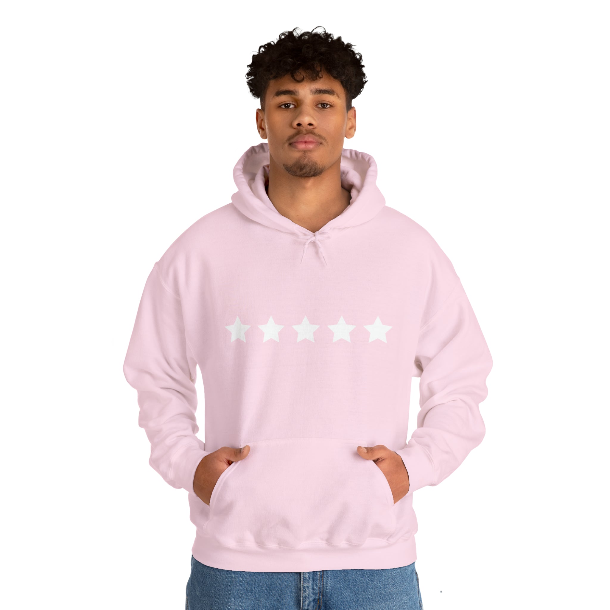FIVE STARS PINK Hooded Sweatshirt
