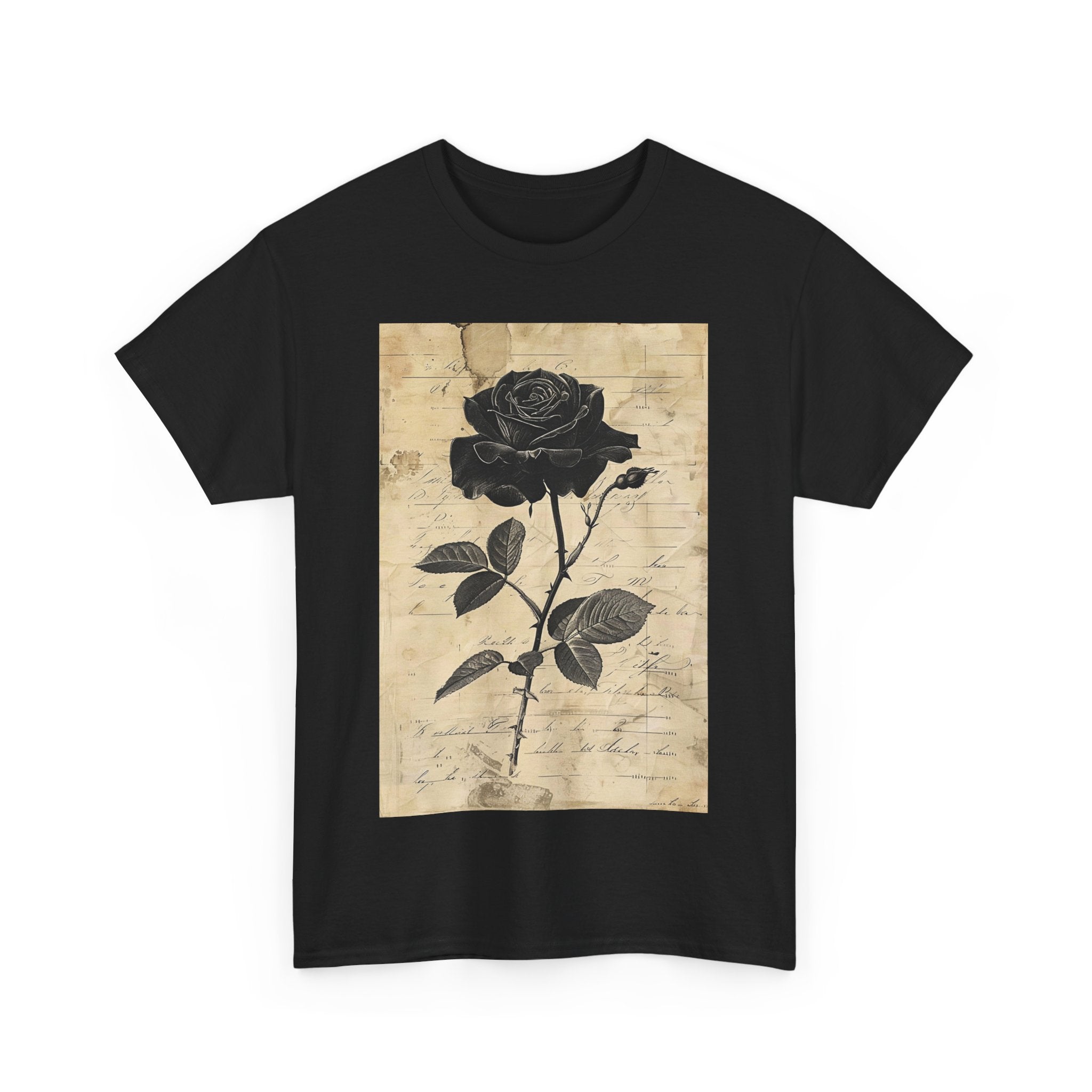 BLACK ROSE TSHIRT
