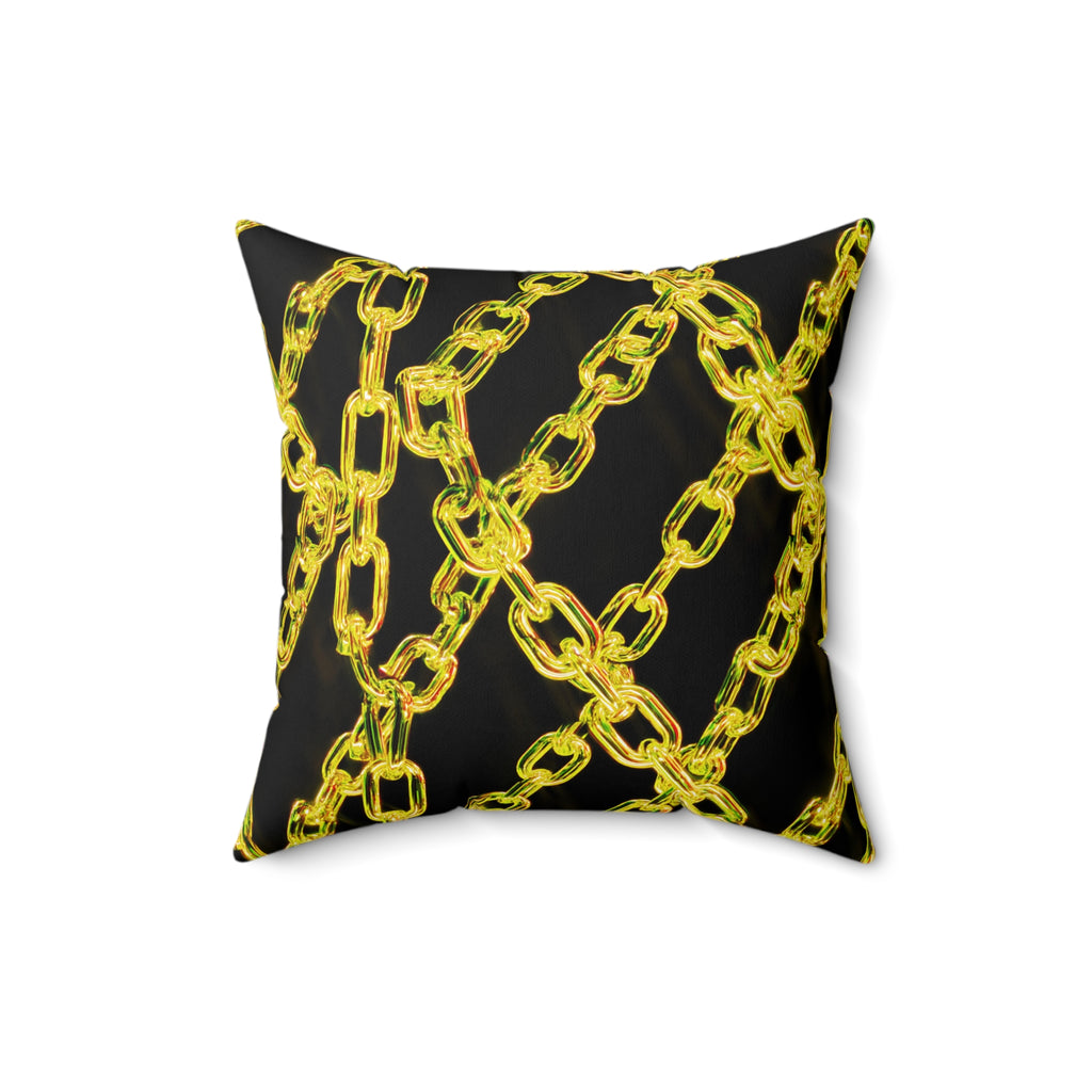 GOLD CHAINS PILLOW