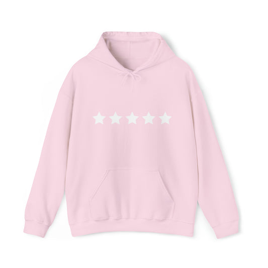 FIVE STARS PINK Hooded Sweatshirt