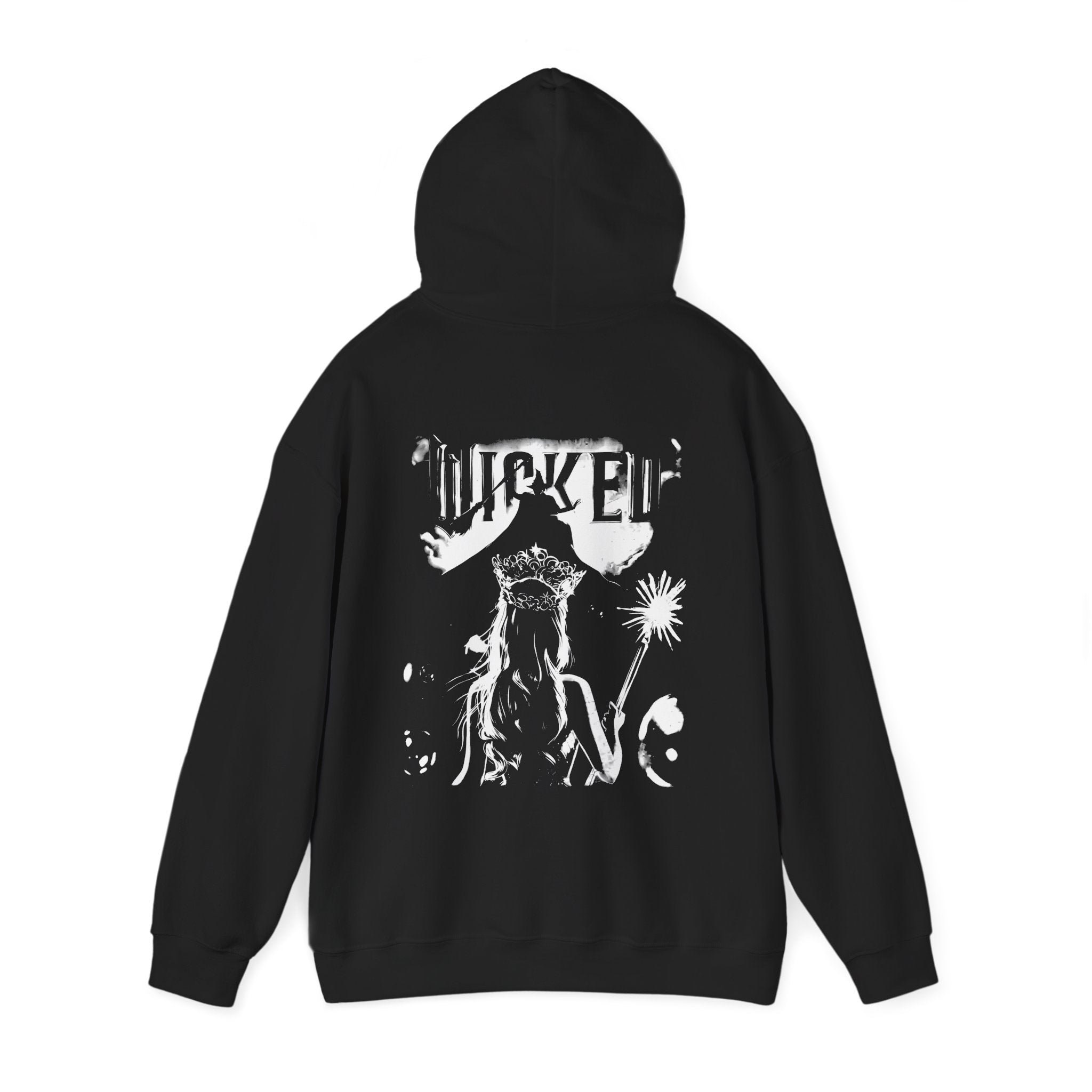 WICKED_blk Hooded Sweatshirt