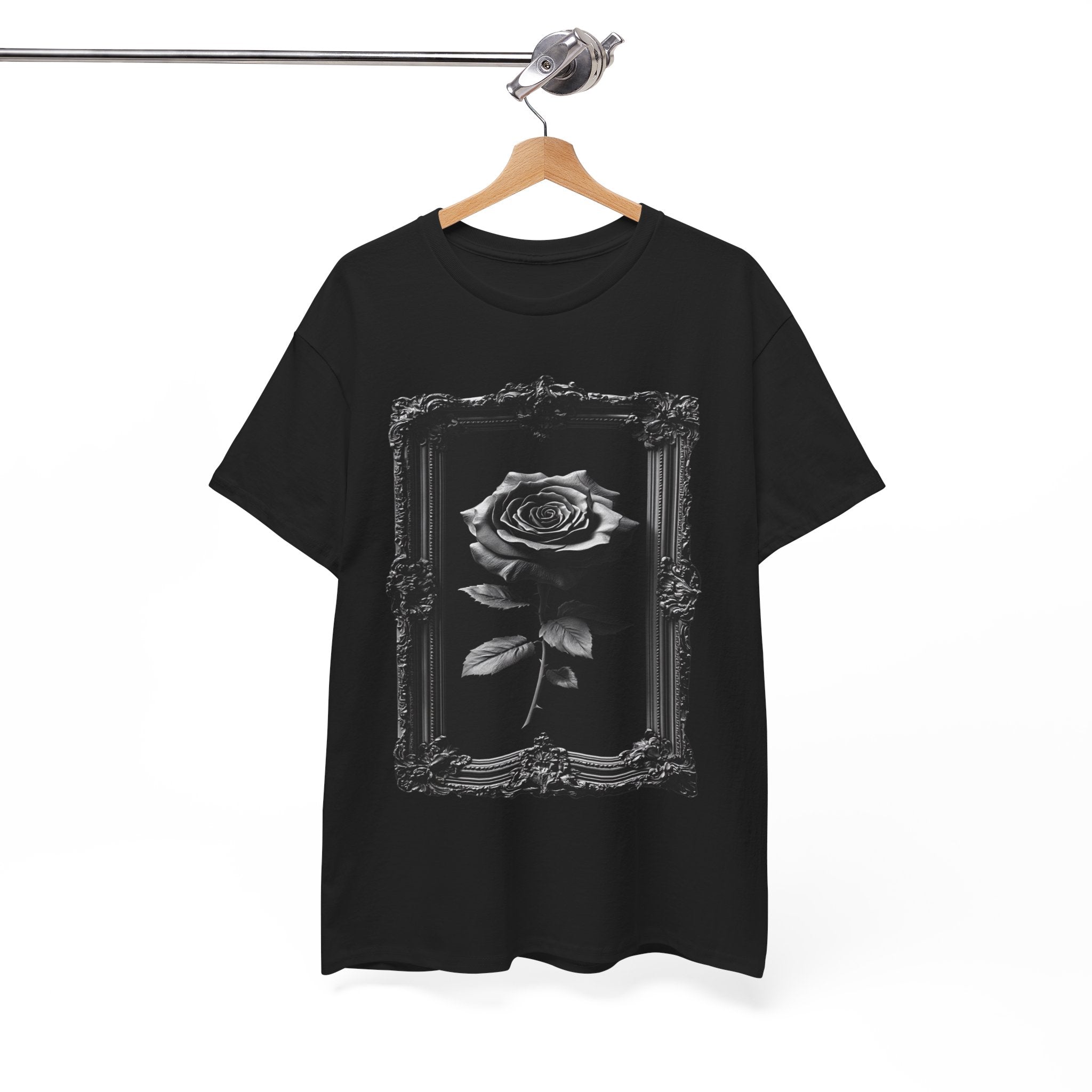 EMBELLISHED ROSE TSHIRT