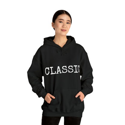 CLASSIC Black Hooded Sweatshirt