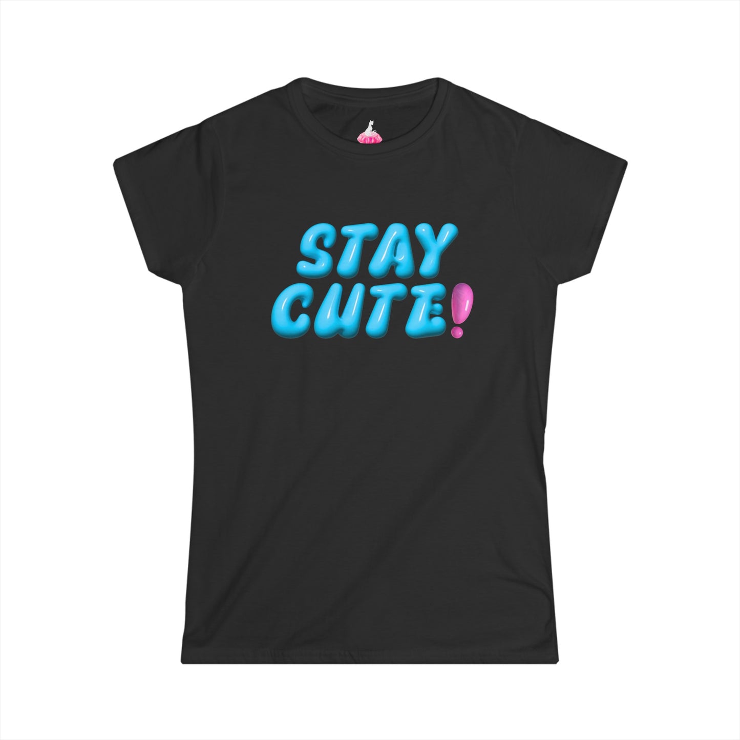 STAY CUTE BLK_SHIRT