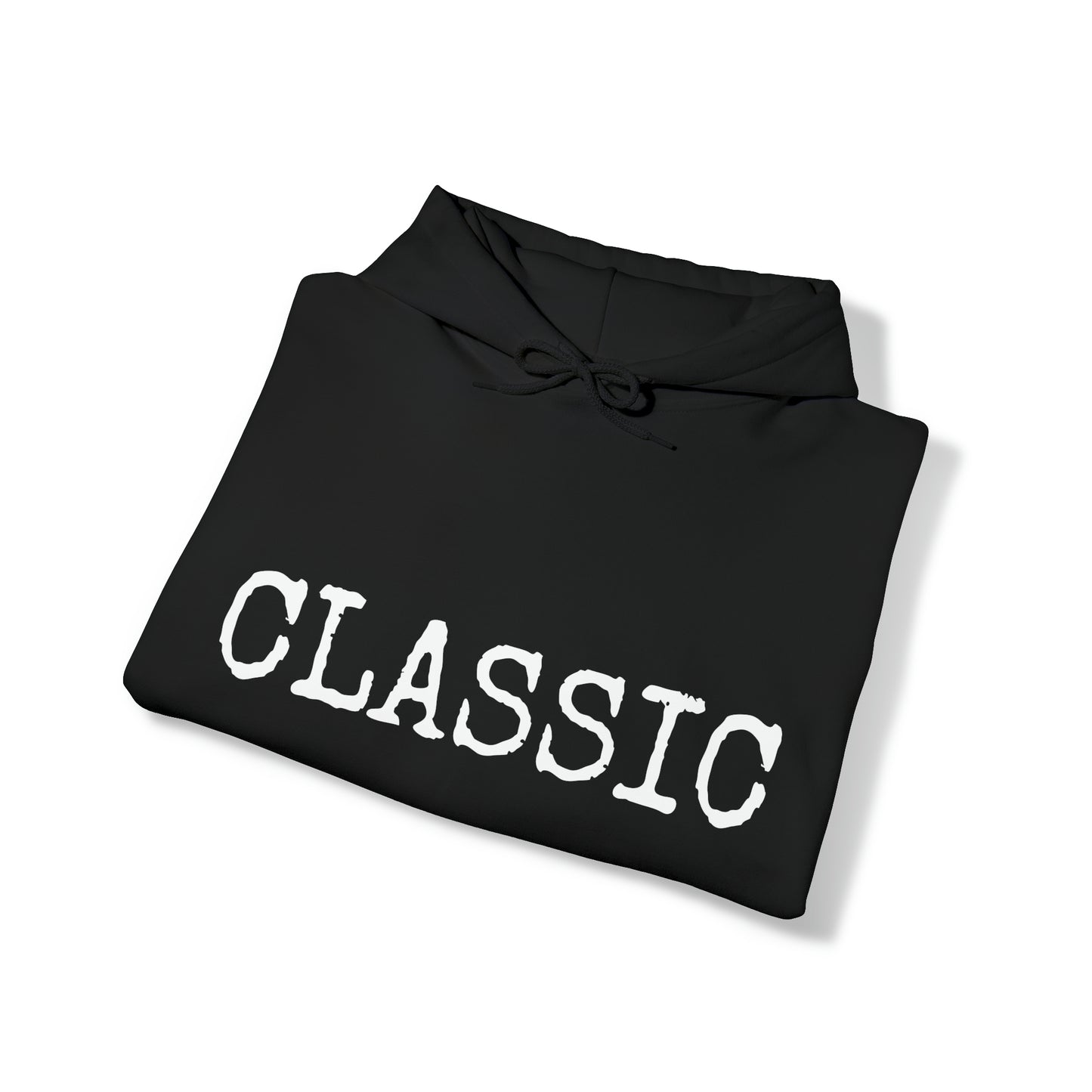 CLASSIC Black Hooded Sweatshirt