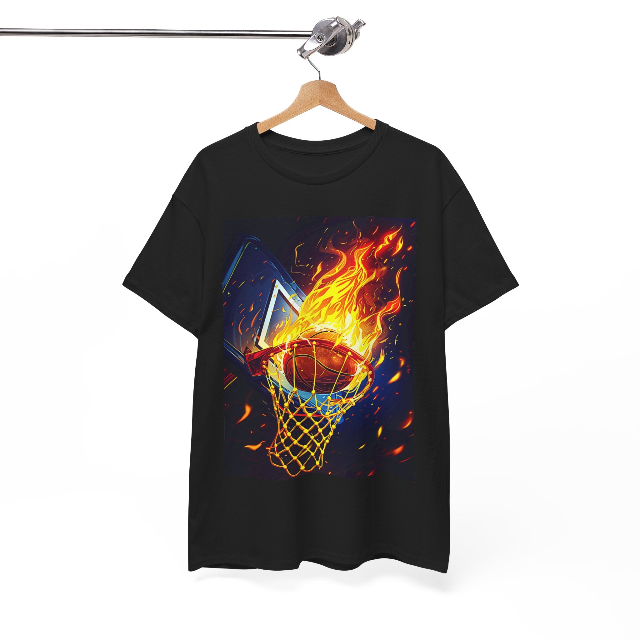 BASKETBALL FIRE TSHIRT