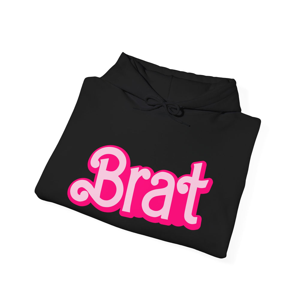 BRAT_blk Hooded Sweatshirt