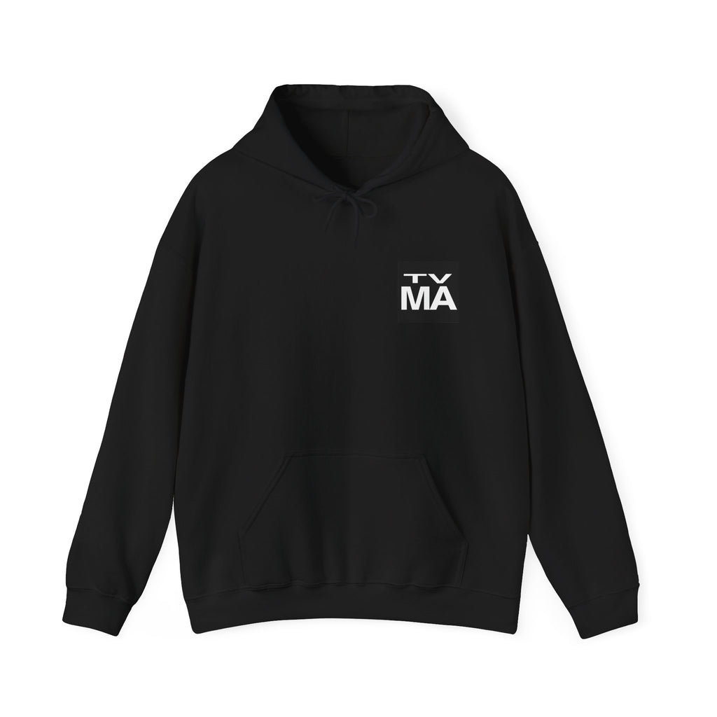 TVMA_blk Hooded Sweatshirt