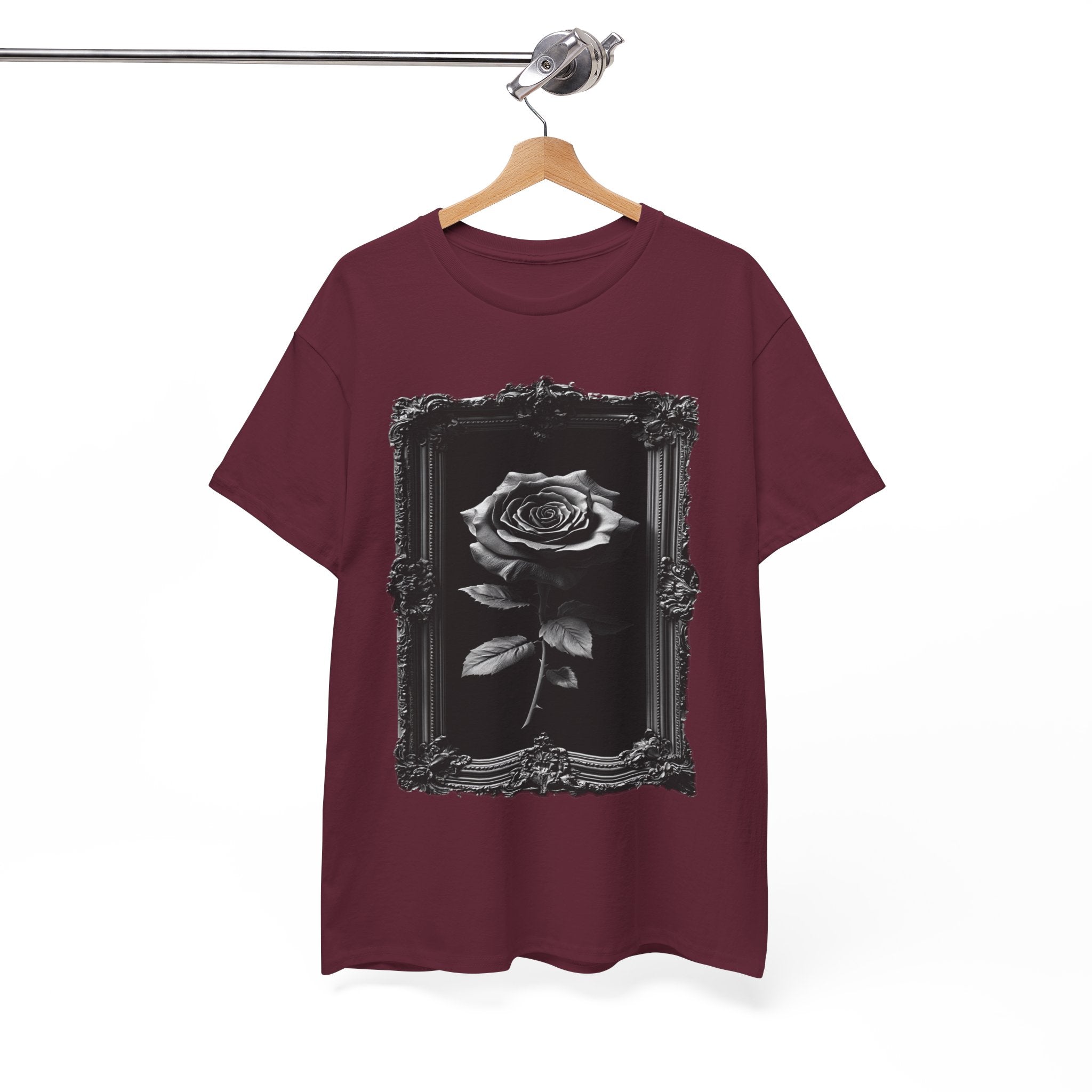 EMBELLISHED ROSE TSHIRT