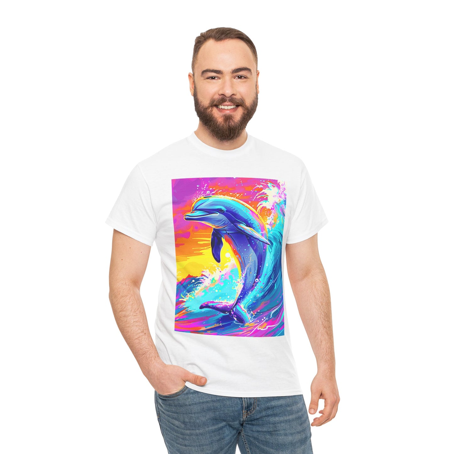 DOLPHINE POP ART TSHIRT