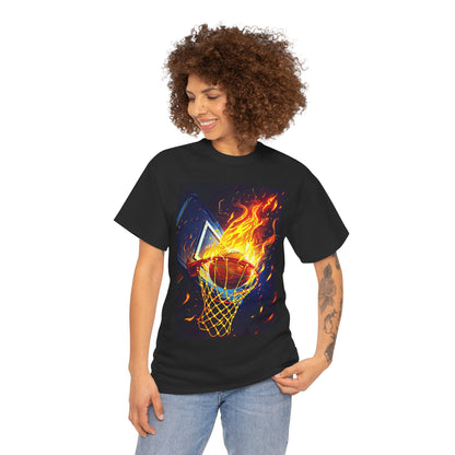 BASKETBALL FIRE TSHIRT