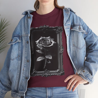 EMBELLISHED ROSE TSHIRT