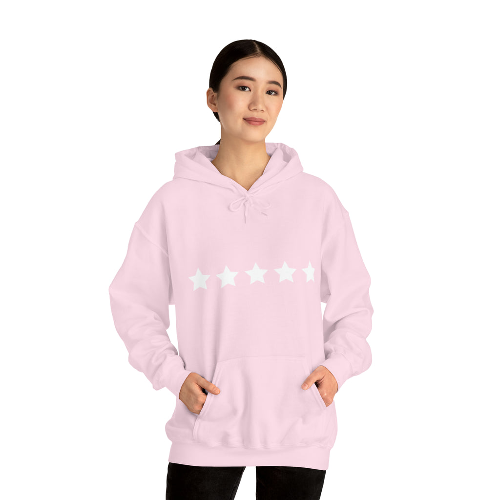 FIVE STARS PINK Hooded Sweatshirt