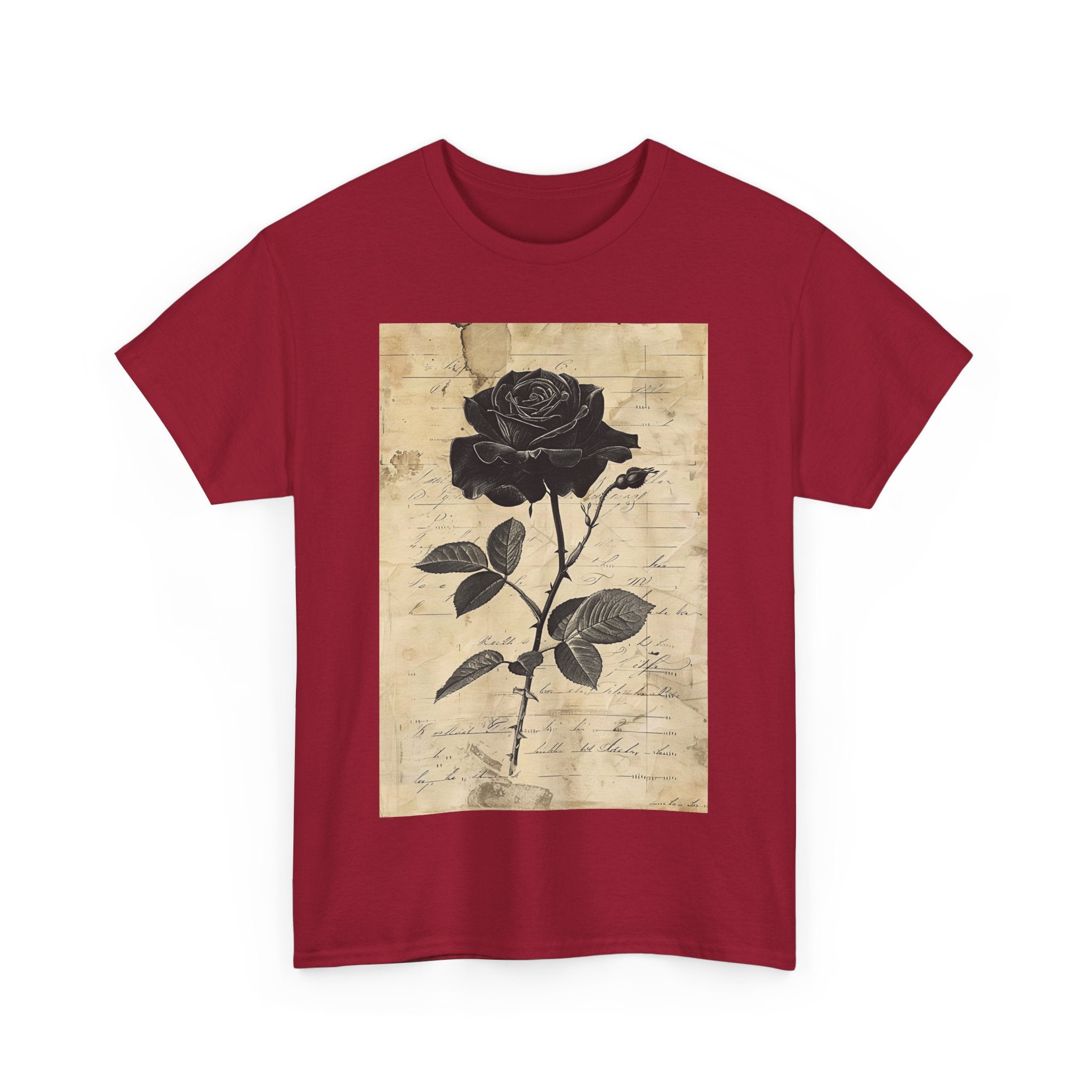 BLACK ROSE TSHIRT