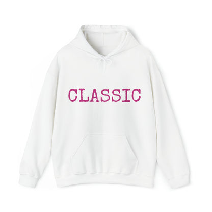 CLASSIC White Hooded Sweatshirt