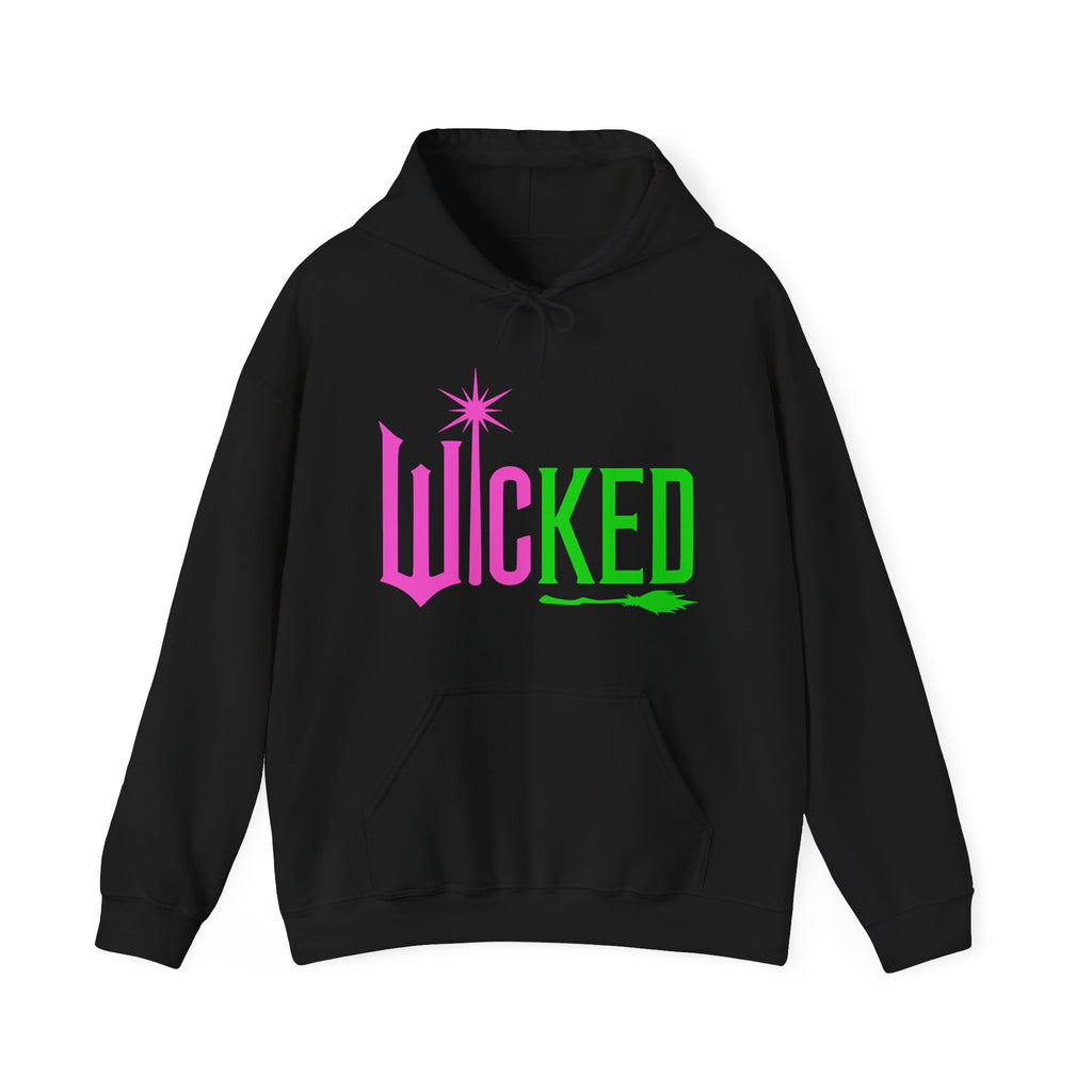 WICKED_blk Hooded Sweatshirt