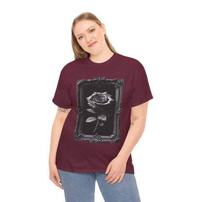 EMBELLISHED ROSE TSHIRT