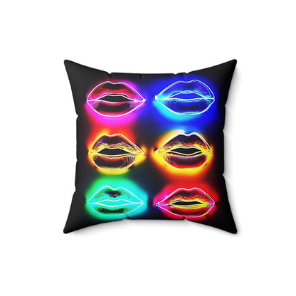 NEON LIPS PILLOW