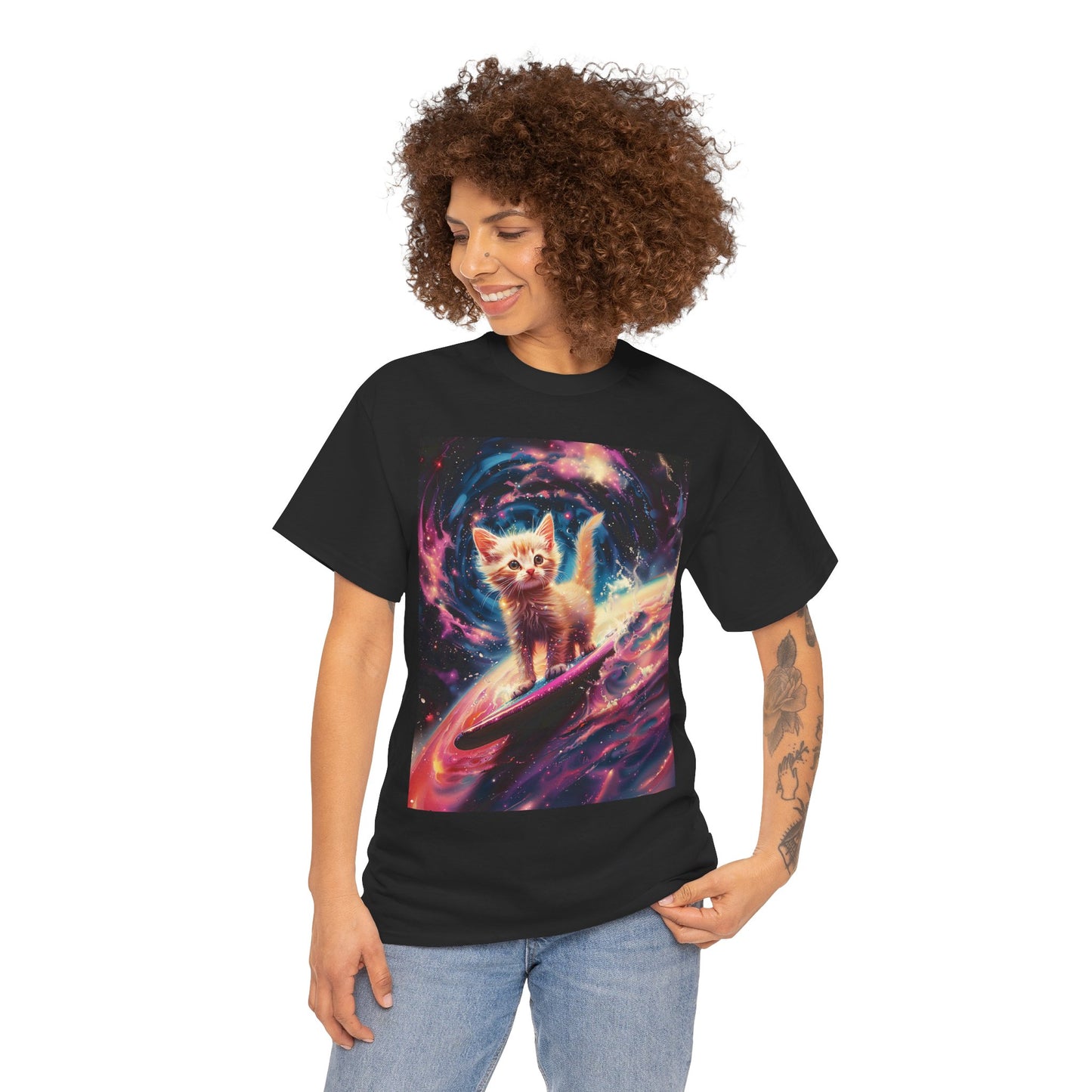 GALAXY KITTY TSHIRT