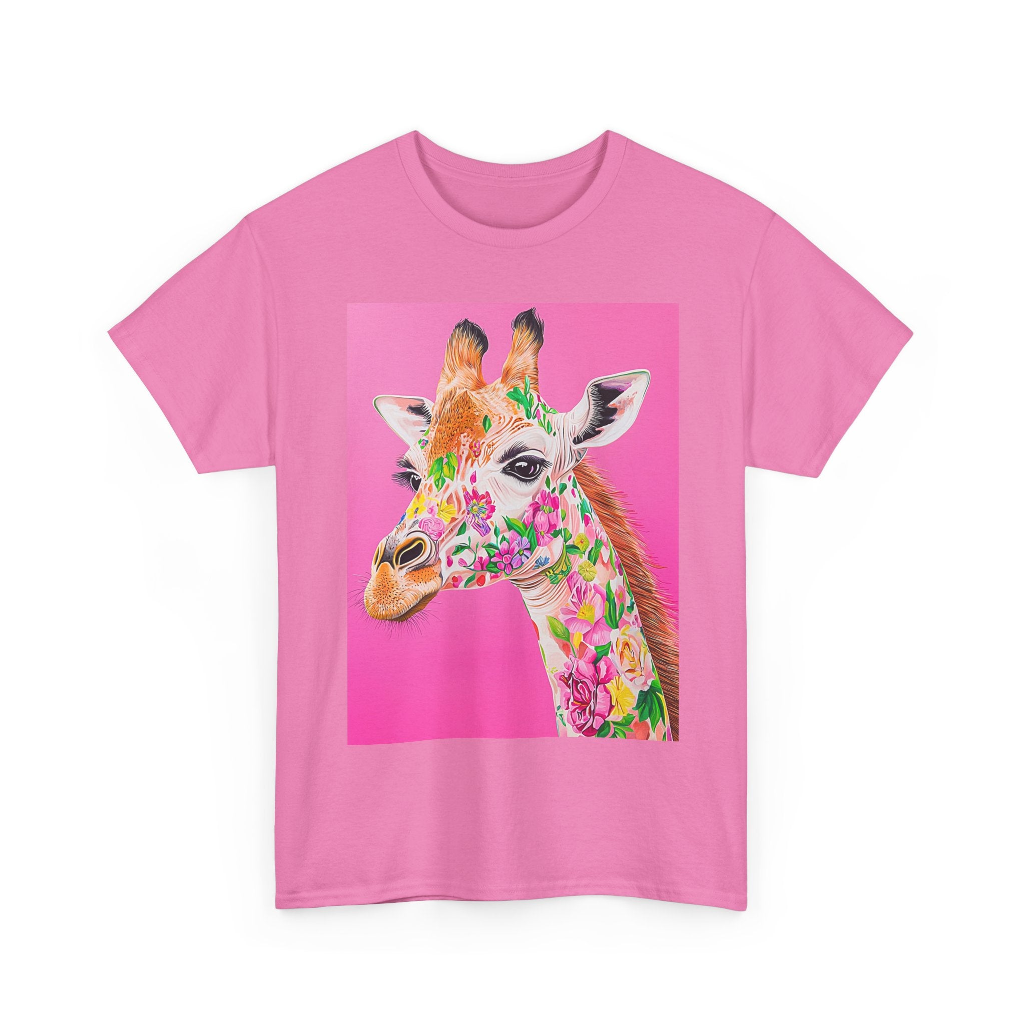 FLOWERS GIRAFFE TSHIRT