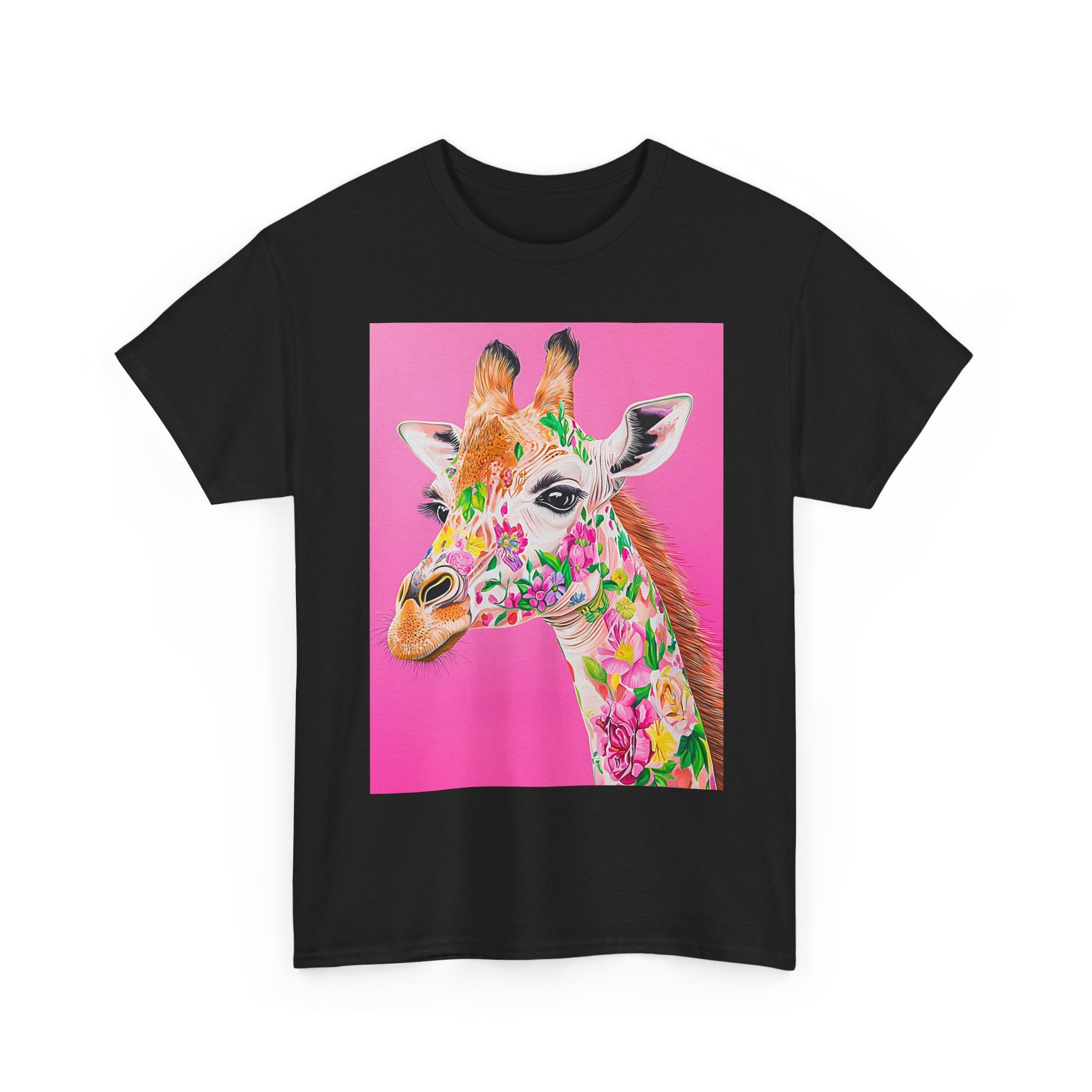FLOWERS GIRAFFE TSHIRT