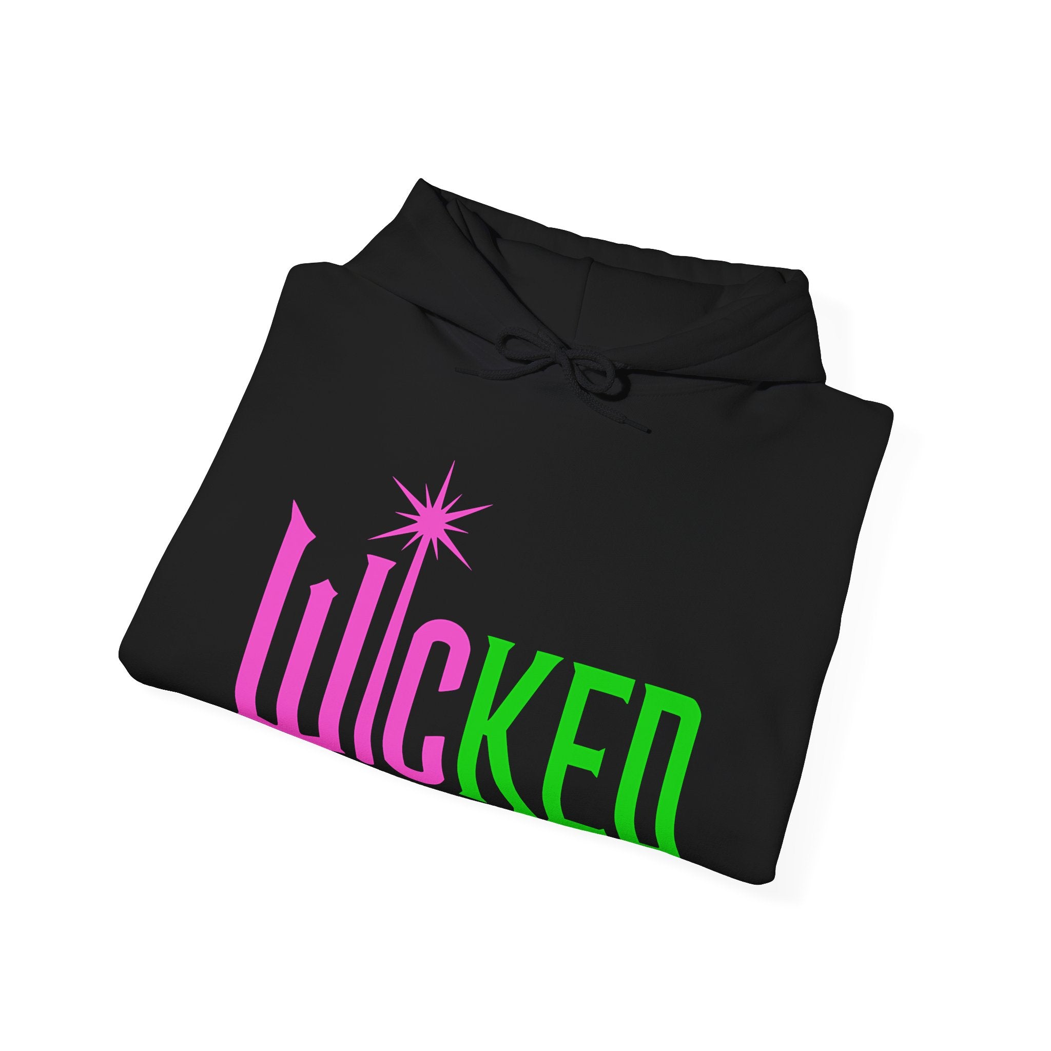 WICKED_blk Hooded Sweatshirt