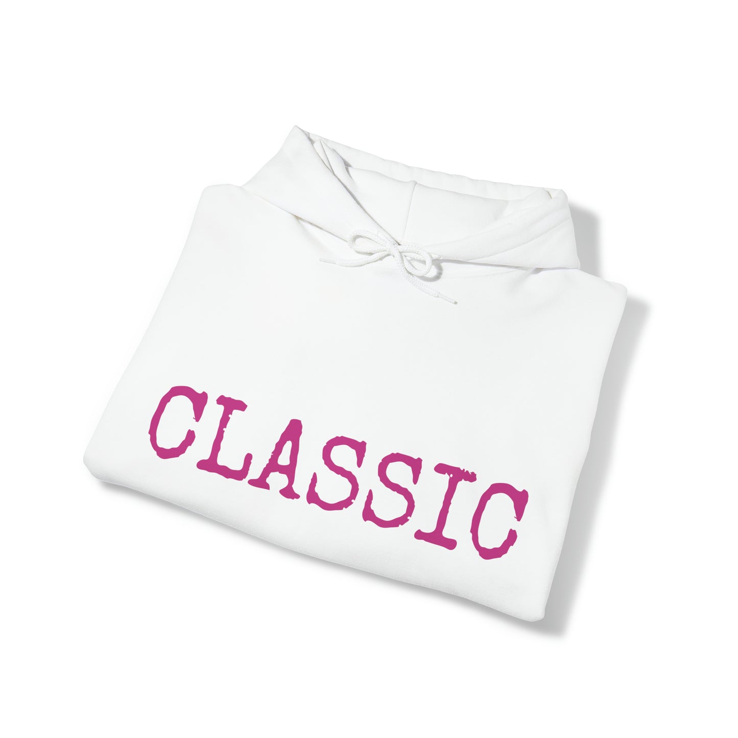 CLASSIC White Hooded Sweatshirt