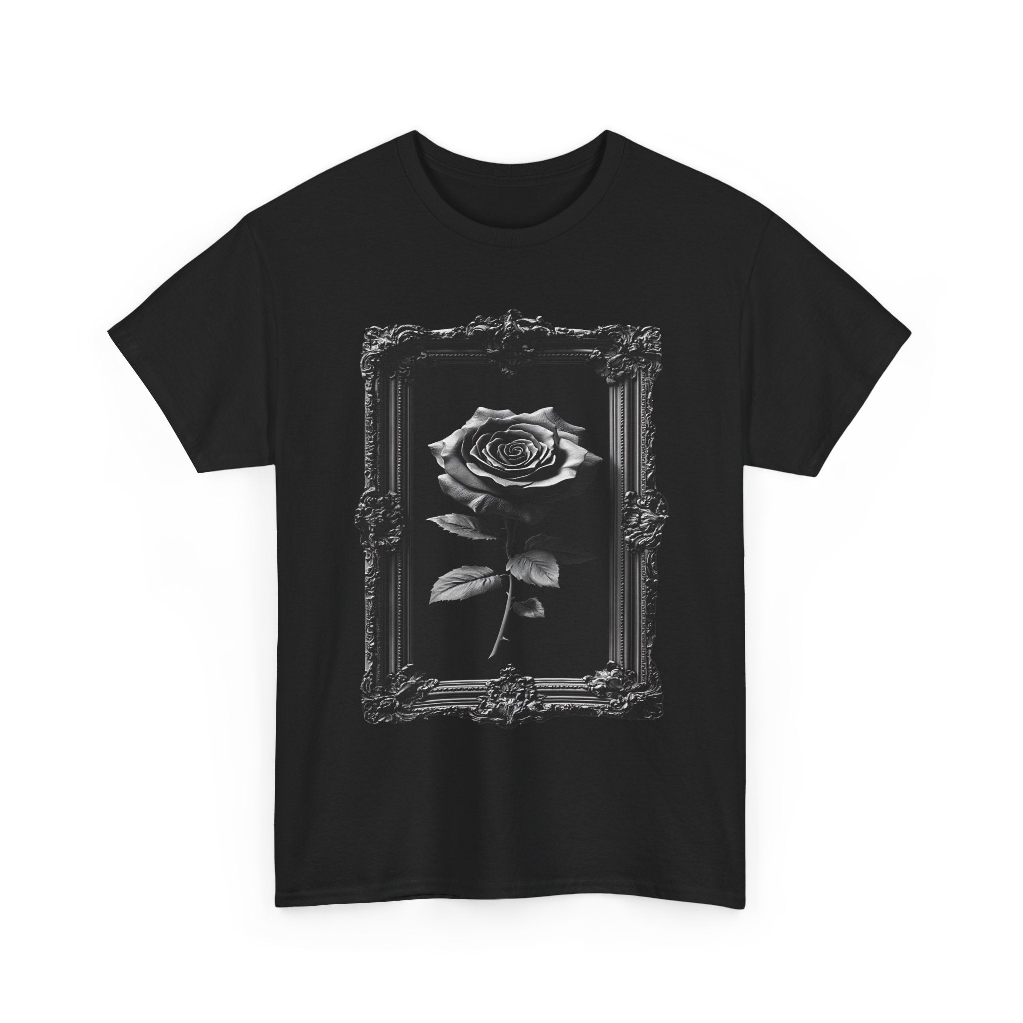 EMBELLISHED ROSE TSHIRT