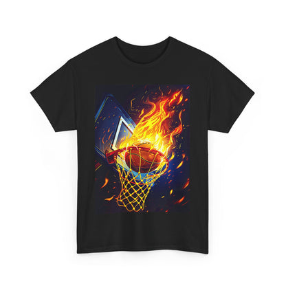 BASKETBALL FIRE TSHIRT