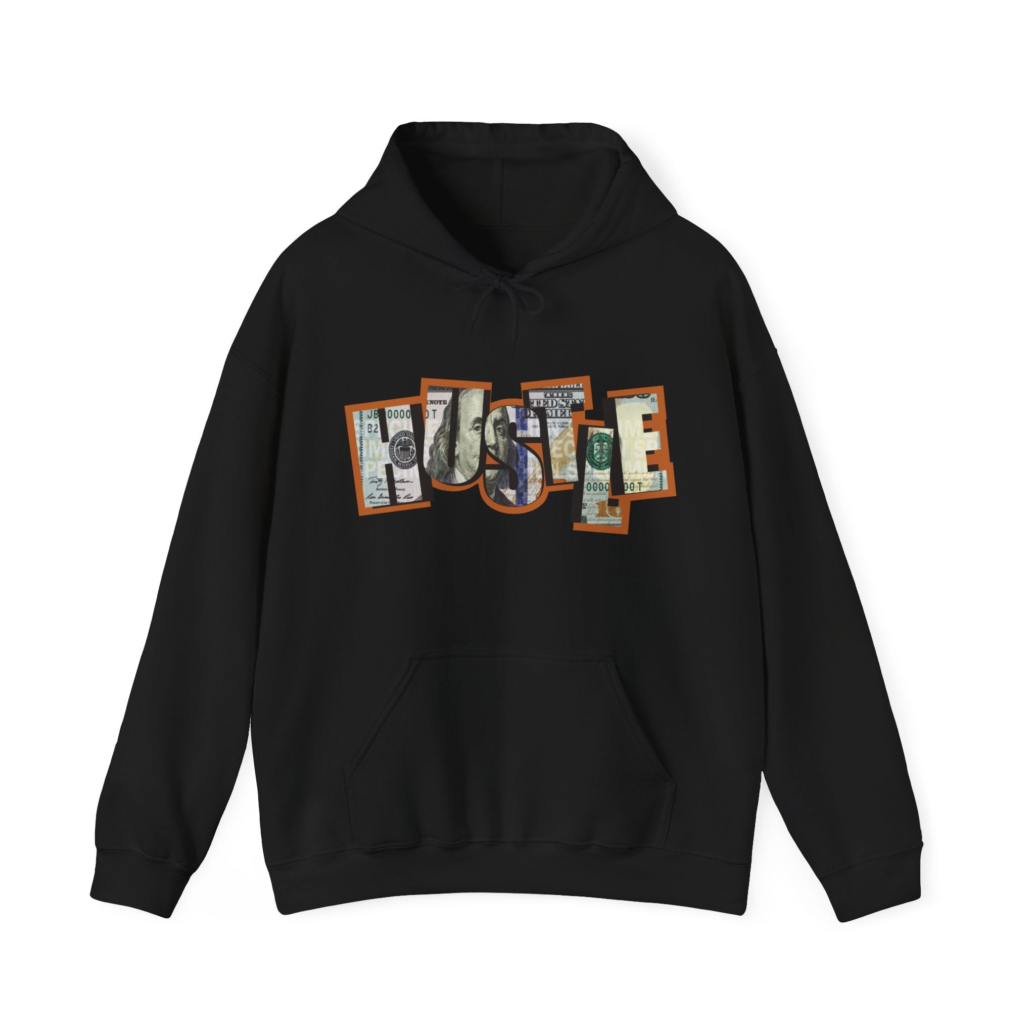 HUSTLE BLACK Hooded Sweatshirt
