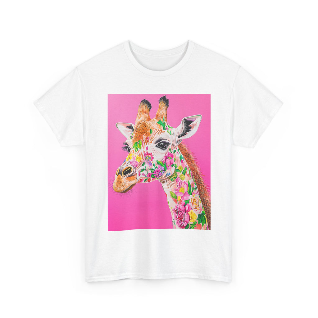 FLOWERS GIRAFFE TSHIRT