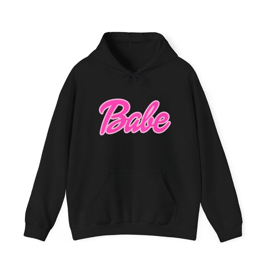 BABE Black Hooded Sweatshirt