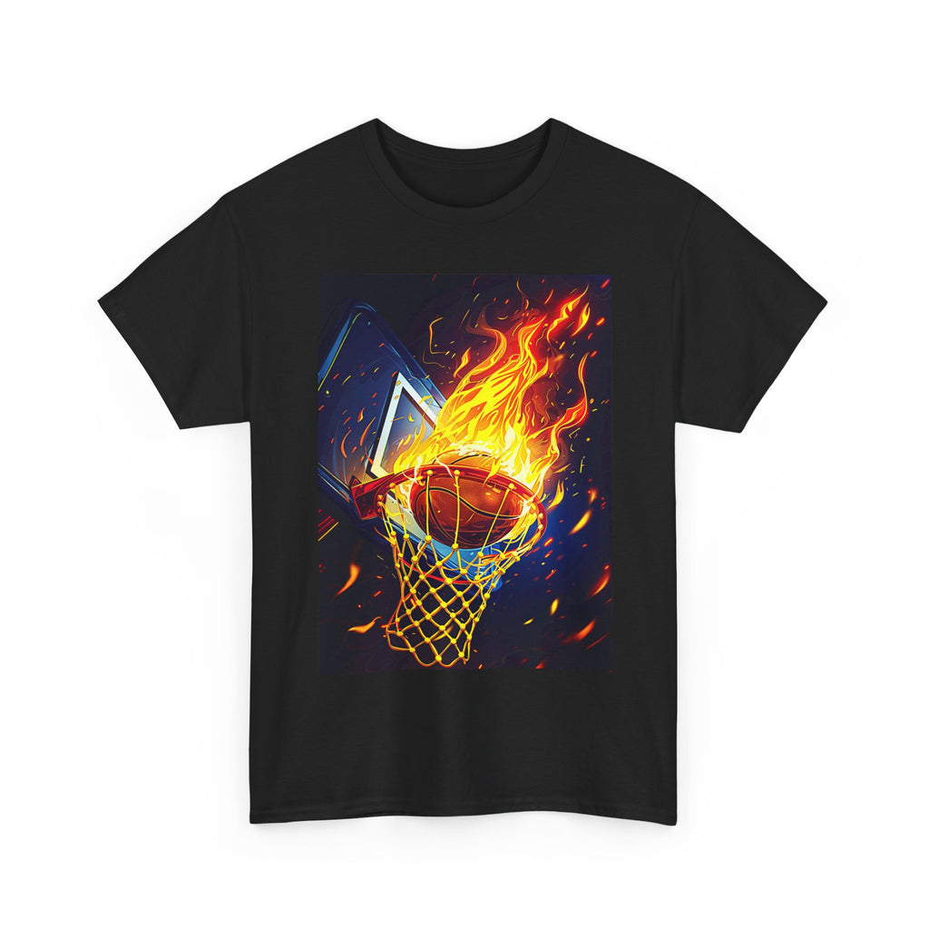 BASKETBALL FIRE TSHIRT