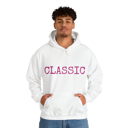 CLASSIC White Hooded Sweatshirt