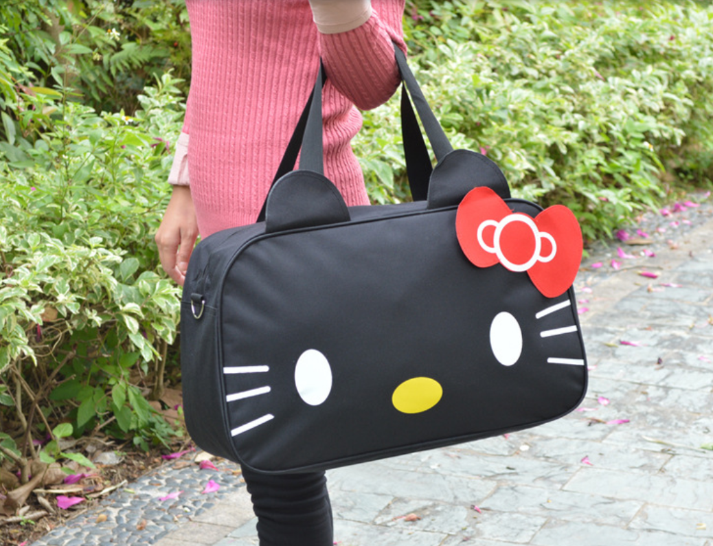 KITTY BLACK DUFFEL